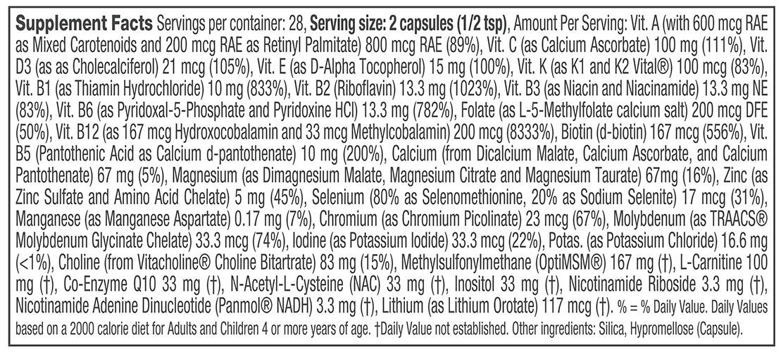 Cerecell Spectrum AC2 Enhanced Nutritional Supplementation Capsules - Image 2